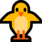 Front-Facing Baby Chick emoji on Microsoft
